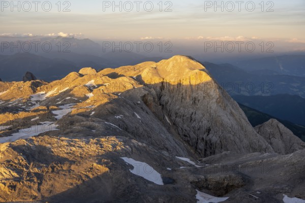 Evening mood, Dramatic mountain landscape, View from Hochkönig, Salzburger Land, Austria, Europe