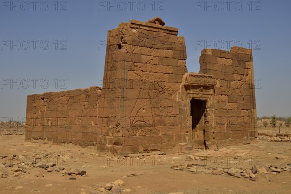 Lion Temple for the lion-deity Apedemak, Naga, Nubia, Nahr an-Nil, Sudan, Africa