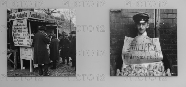 Old black and white photograph of the thirties, Berlin, Germany, Europe