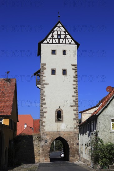 Town of Mainbernheim, the Lower Gate, Lower Franconia, Germany, Europe