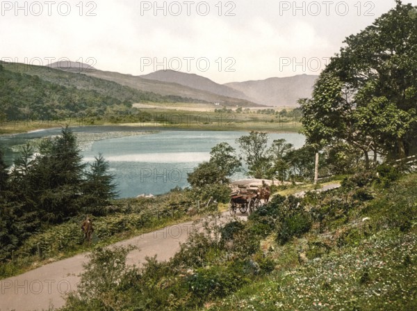 The Lochan, Dunoon, Scotland, Historic, digitally restored reproduction from a 19th century original, Record date not stated