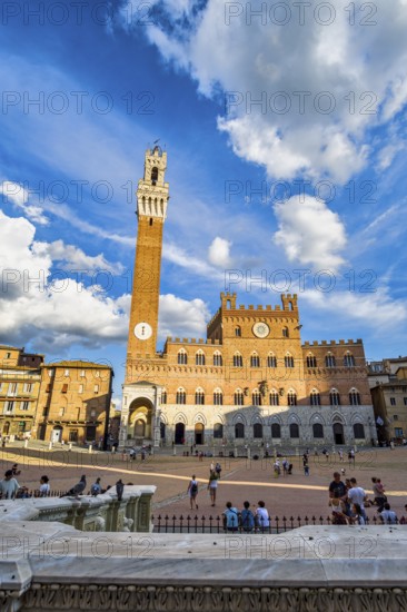 Piazza del Campo, Siena, Tuscany, Italy, Europe