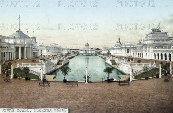 The Trans-Mississippi and International Exposition was a world's fair held in Omaha, Nebraska, from June 1 to November 1, 1898. Digitally restored reproduction of a 19th century original, record date not stated, The Trans-Mississippi and International Exposition was a world's fair held in Omaha, from June 1 to November 1 of 1898, digitally restored reproduction from a 19th century original, record date not stated