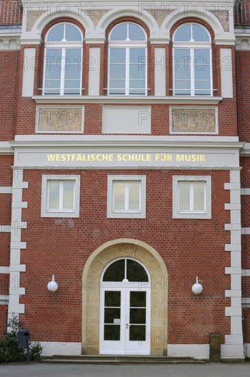 Westphalian School of Music in the former Natural History Museum, Münster, North Rhine-Westphalia, Germany, Europe