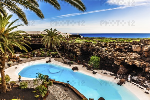 2016, Lanzarote, Jameos del Agua, lava tunnel, Cesar Manrique, ESP, Spain, Canary Islands, Canary Islands, Atlantic Ocean, Lanzarote, biosphere reserve, volcano, volcanism, volcanic island, island, grotto, recording date, Europe