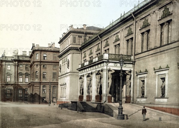 Museum in the Hermitage, St. Petersburg, Russia, 1890, Historical, digitally restored reproduction from a 19th century original, Record date not stated, Europe