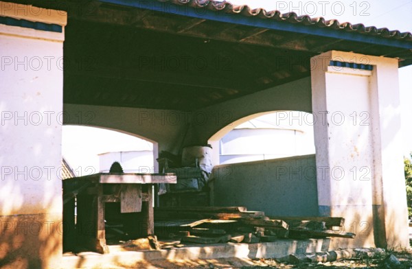 Oil storage and carpentry workshop, Fazenda Sant' Anna, Campinas, Brazil, South America 1962, South America