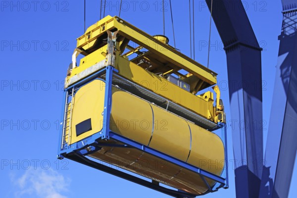 Close-up of the shipping of a container