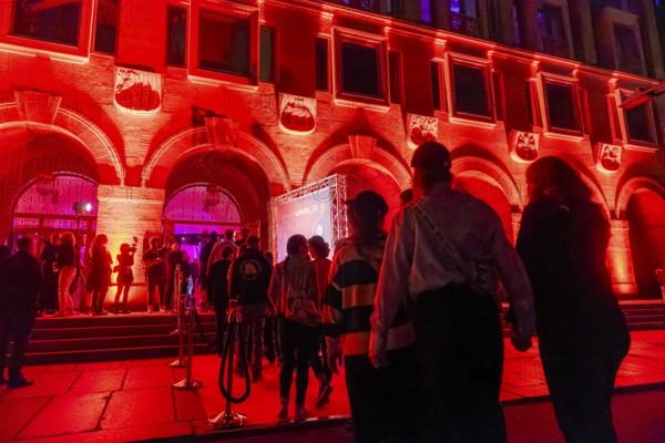 On 18 September 2024, the @Nachtschicht started again at 9 pm in Dresden City Hall. Dresdeners who have turned 18 this year were invited to attend. Lord Mayor Dirk Hilbert invited all Dresdeners who have celebrated their 18th birthday in the past twelve months to the night shift at City Hall. He personally greeted his guests with a handshake on the red carpet, @Nachtschicht, Dresden, Saxony, Germany, Europe