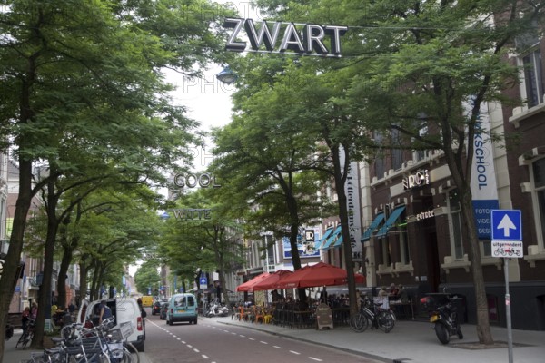 Witte de Withstraat is the main street for arts, culture, avant-garde shopping, and nightlife in central Rotterdam, Netherlands