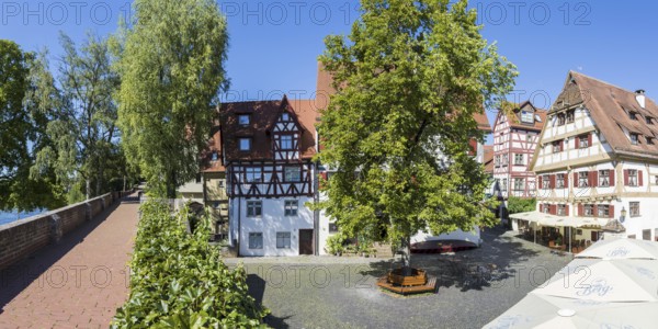 Fischerviertel, Ulm, Swabian Alb, Baden-Württemberg, Germany, Europe