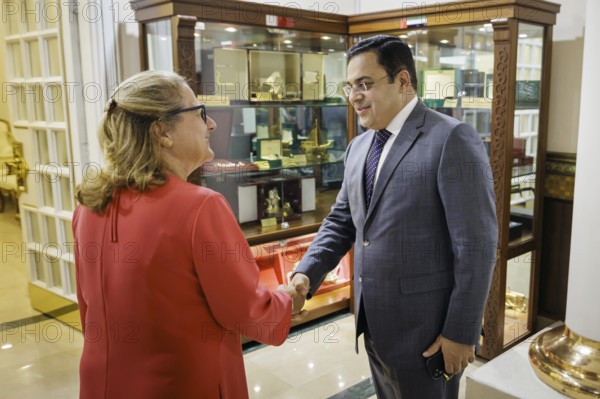 Svenja Schulze (SPD), Federal Minister for Economic Cooperation and Development, meets the Minister for Economic Affairs, Ahad Khan Cheema, Islamabad, 21 August 2024. Photographed on behalf of the Federal Ministry for Economic Cooperation and Development