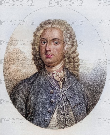 John Boyle 5th Earl of Cork and Orrery 1707, 1762 English writer, John Boyle 5th Earl of Cork and Orrery 1707, 1762 English writer From the book A catalogue of Royal and Noble Authors Volume IV published 1806, Historic, digitally restored reproduction from a 19th century original, Record date not stated