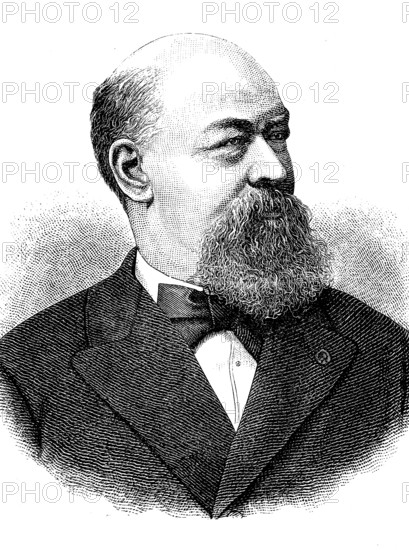 Franz von Suppe, 18 April 1819, 21 May 1895, an Austrian composer who is considered the creator of the Viennese operetta, historical, digital reproduction of an original 19th-century work