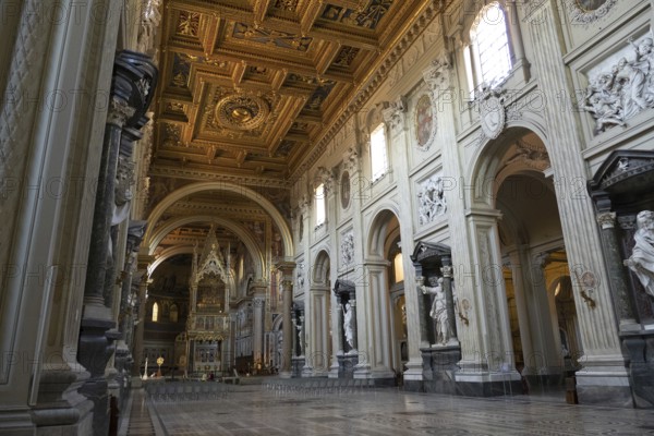 Lateran Basilica, Basilica San Giovanni in Laterano, Cathedral of the Diocese of Rome, Monti district, Rome Italy