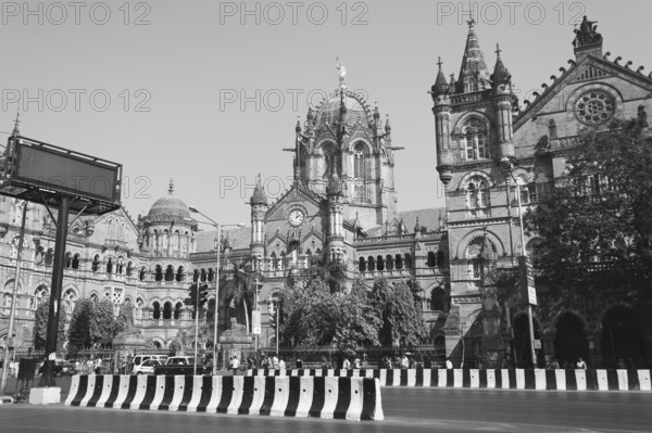 Chhatrapati Shivaji Terminus Railway station Mumbai Maharashtra India Asia Dec 2011