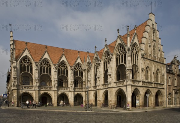 Brunswick, Old Town Hall General view. Built in the middle of the 13th century