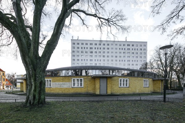 Dessau former labour office 1928-29 by Walter Gropius General view from the north