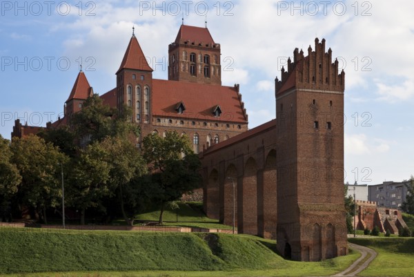 General view from the north with Danskerturm (abort tower)