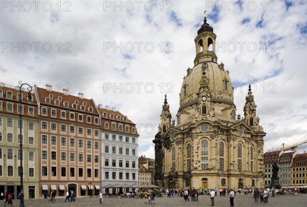 Neumarkt with Church of Our Lady from south-west, St., Sankt, Saint