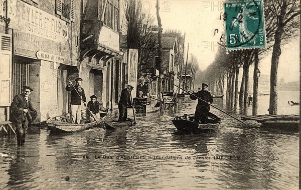 Asnières,
Flood