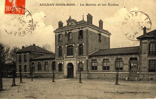 Aulnay-sous-Bois,
Town hall and school