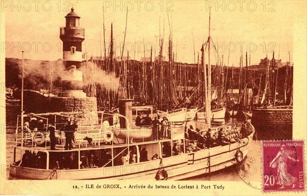 ILE-DE-GROIX,
Boat arrival