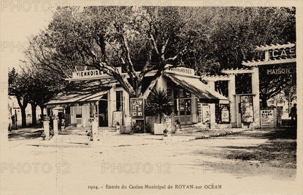 Royan, entrée du casino