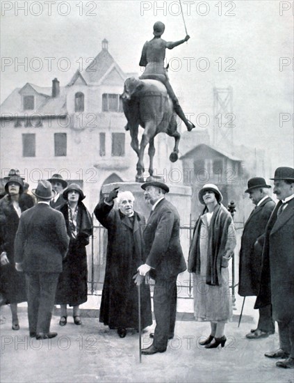 Le roi Ferdinand de Roumanie en visite à Reims, 25 avril 1924