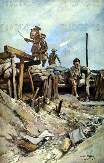 François Flameng, L'offensive britannique de la Somme (1916)