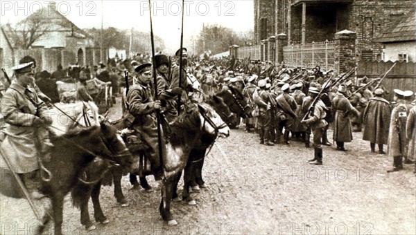 Première Guerre Mondiale. Sur le front des armées russes en Pologne