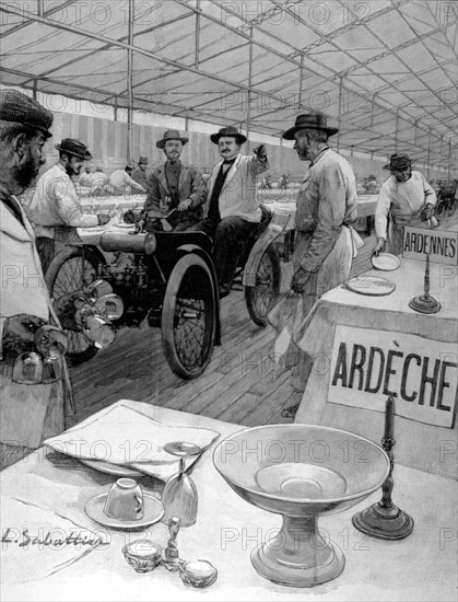 A Paris, banquet des 22 000 maires de France (1900)