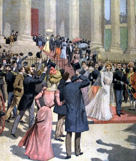 The wedding of Major Mangin (1900)