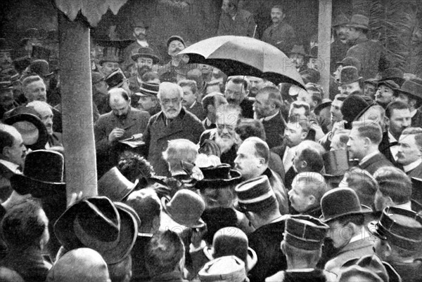 Boer War. 
Arrival of President Krüger in Marseilles, in 1900.