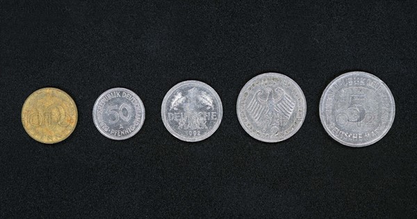German currency coins