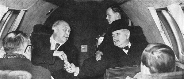 André François-Poncet et Konrad Adenauer