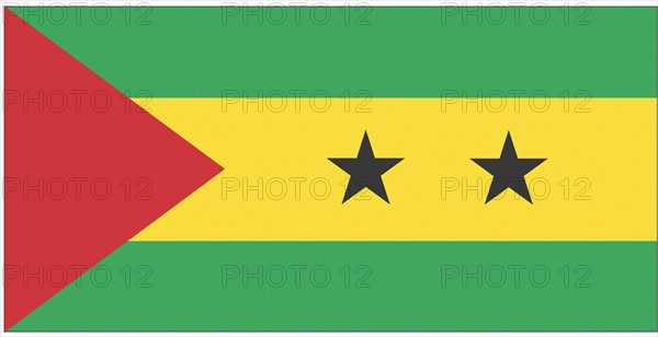 Flag of Sao Tome and Principe islands
