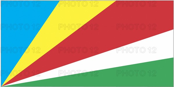 Flag of the Seychelles islands