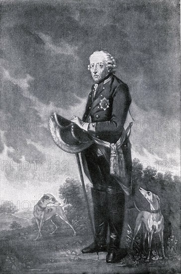 Portrait de Frédéric II le Grand (1712-1786), roi de Prusse