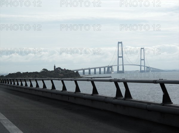 The Great Belt East Bridge in Copenhagen