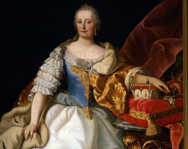 Portrait of Marie-Therese, Austrian Empress (detail)