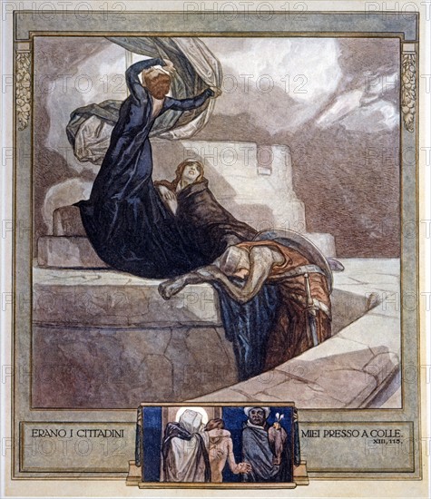 The Divine Comedy, illustrated by Franz von Bayros