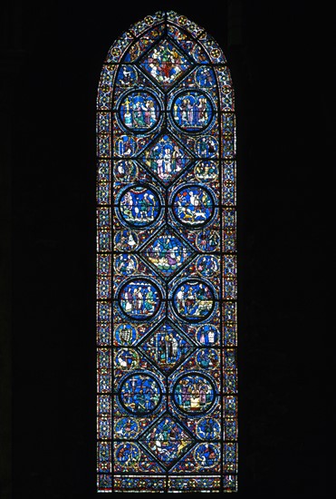 Vitrail de la cathédrale Notre-Dame de Chartres