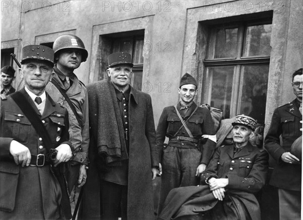 Konigstein Castle prison (Germany) liberated (May 1945)