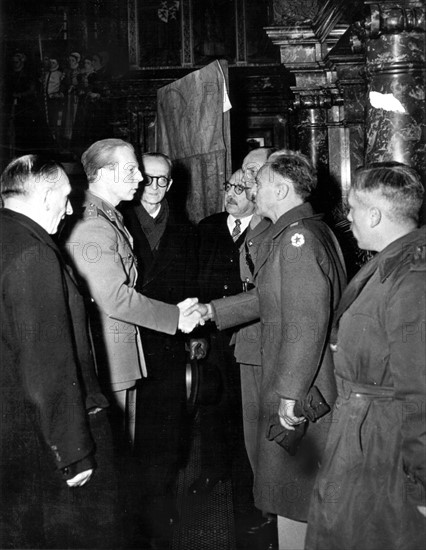 Le Prince Charles De Belgique En Visite Officielle Anvers Photo Coll Dite Usis