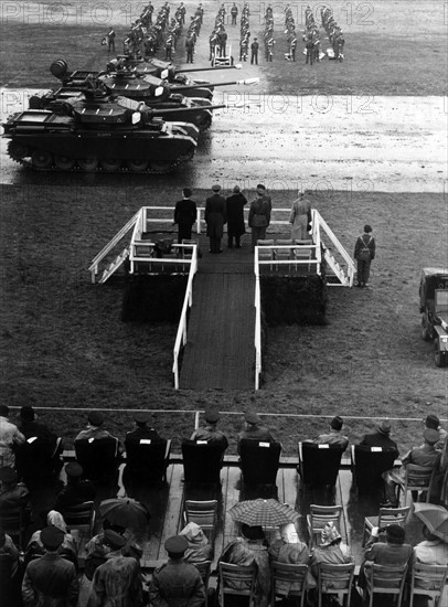 British military parade in Paderborn