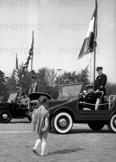 Rehearsal for military parade for the 'Armed Forces Day' in Berlin