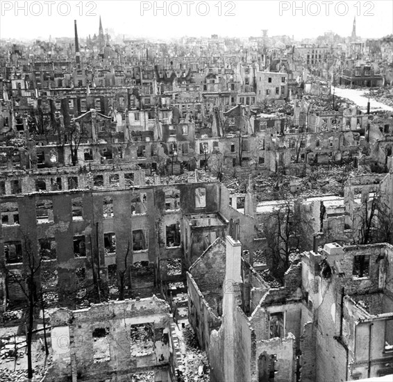 Post-war era - destroyed Bremen