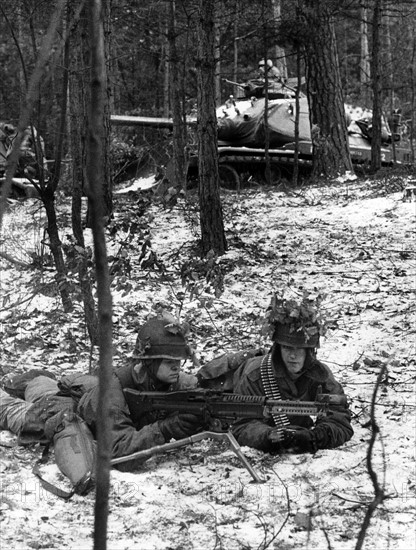 Manoeuvre of US army in Berlin