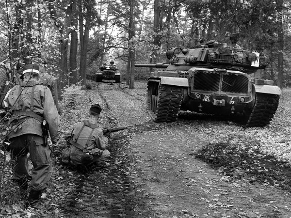 Manoeuvre "Roadway One" of US army in Berlin